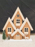 Wooden Christmas Village Decor (4)