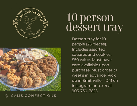 10 Person Dessert Tray