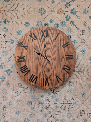 12 inch Wooden Clock