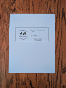 $25 Gather Niagara gift certificate