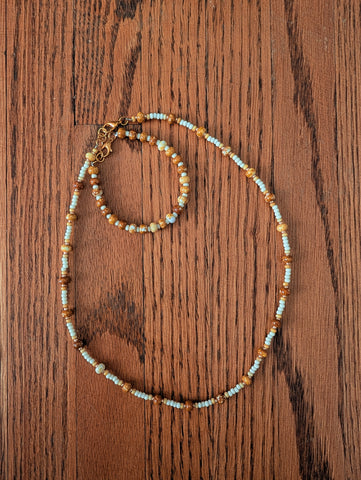 Boho Necklace & Bracelet Set