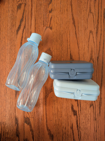Eco Small Water Bottles and Sandwich Keepers