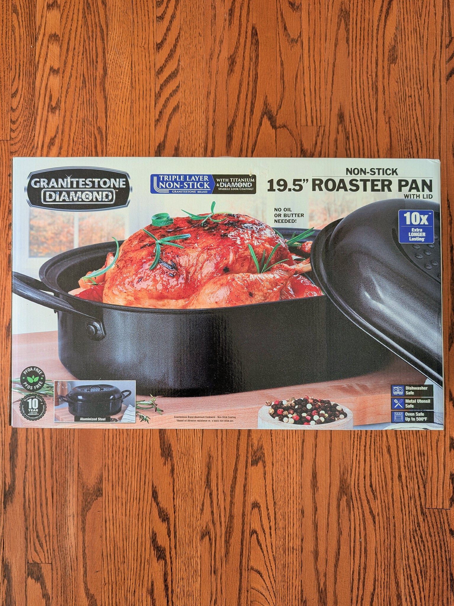 Granitestone Diamond 19.5" Non-Stick Roaster Pan
