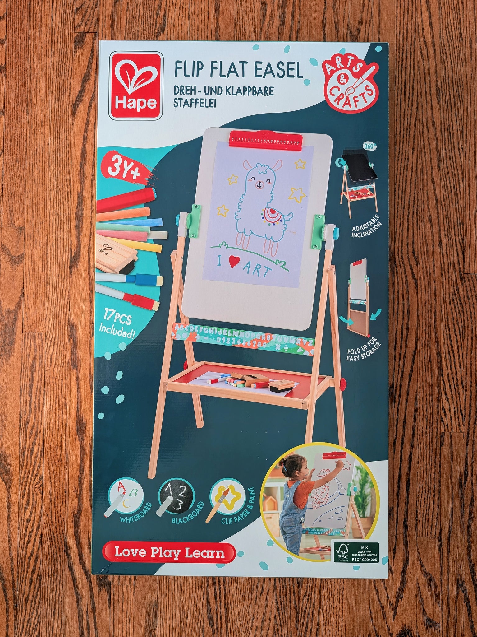 Hape Flip Flat Easel