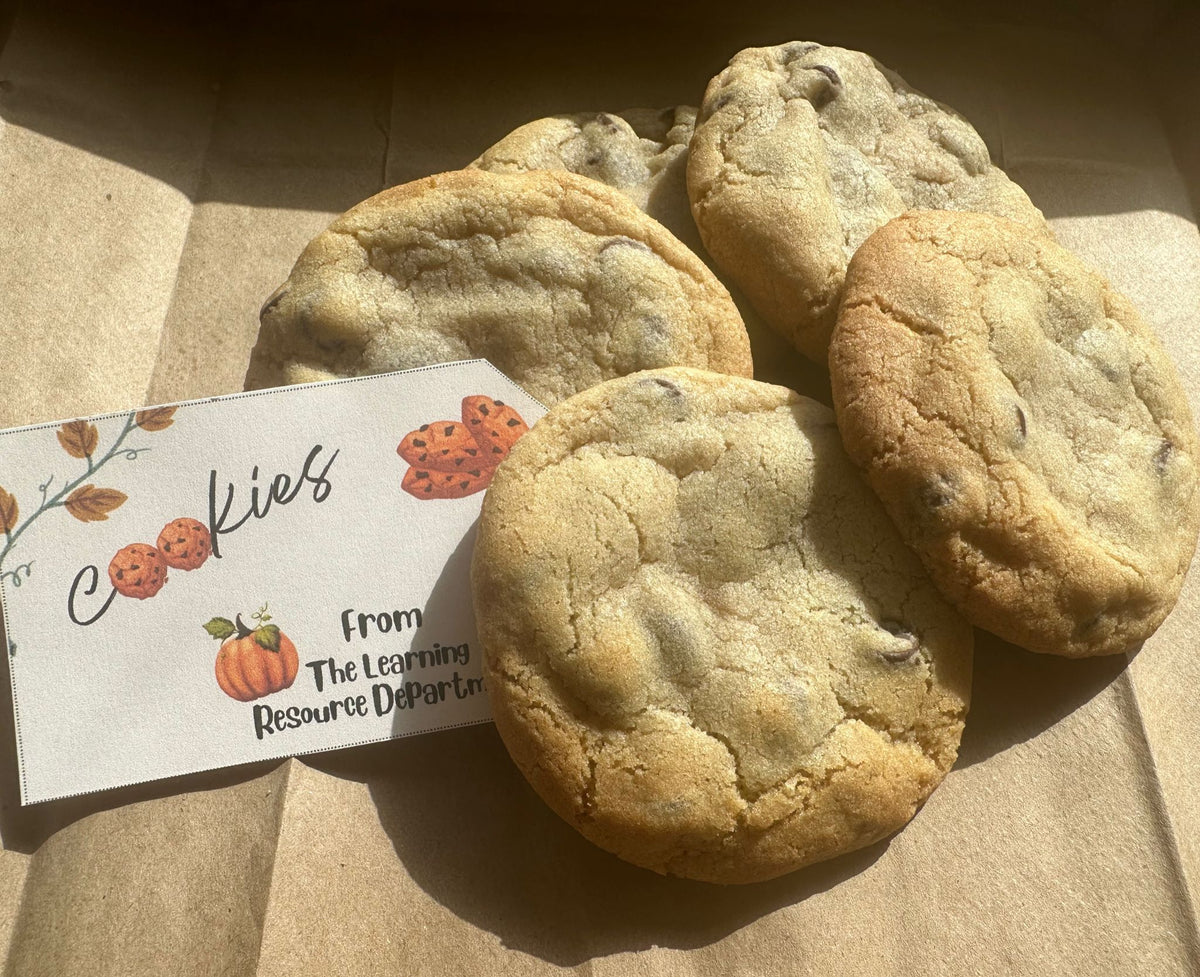 Six Bistro Sized Chocolate Chip Cookies