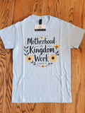 "Motherhood" Light Blue T-Shirt