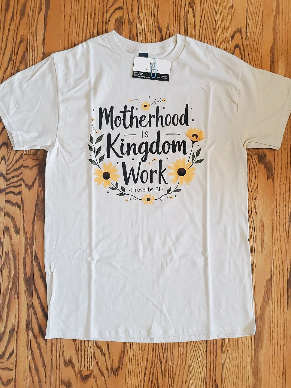 "Motherhood" Cream T-Shirt