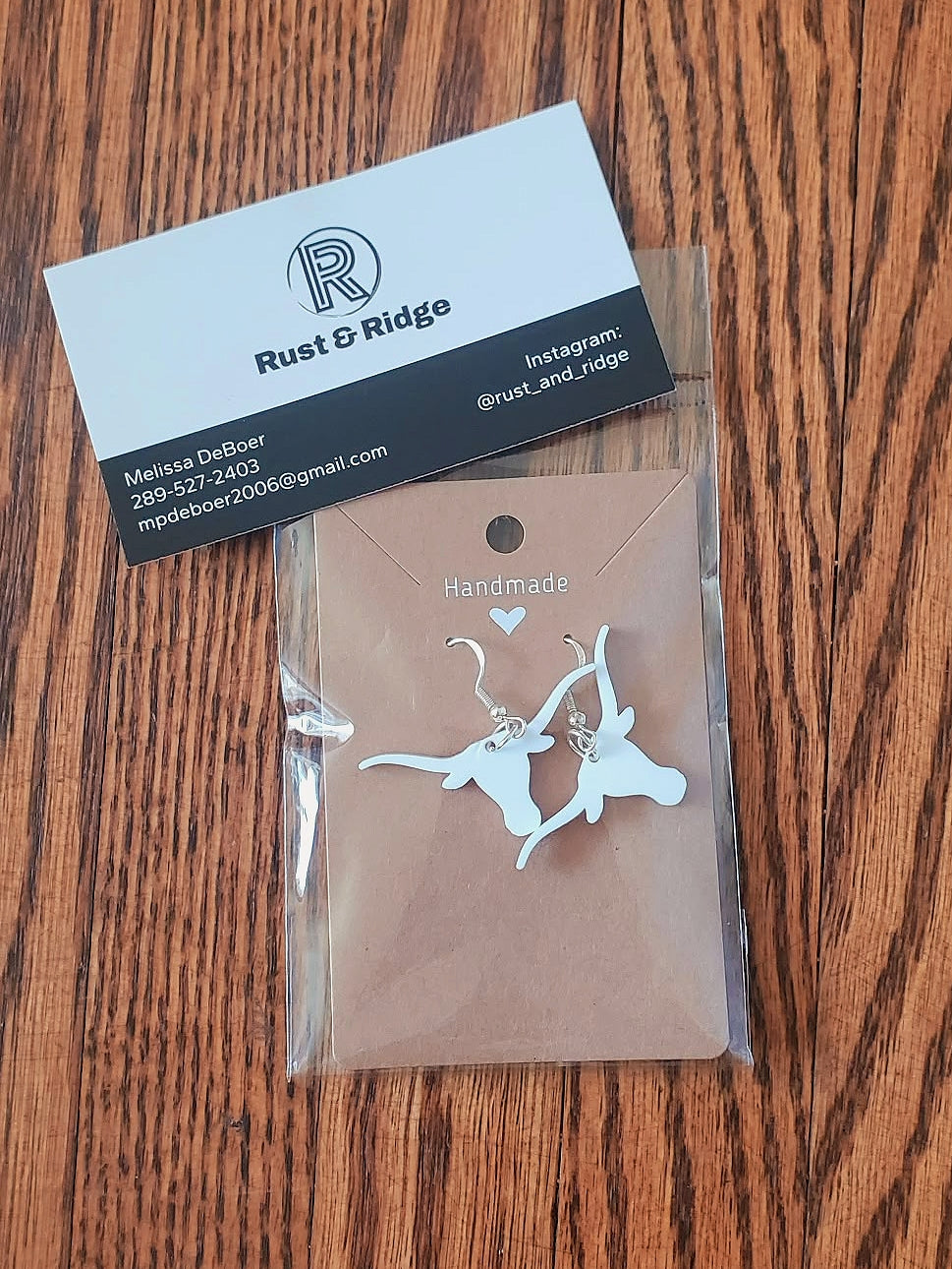 Long Horn Earrings