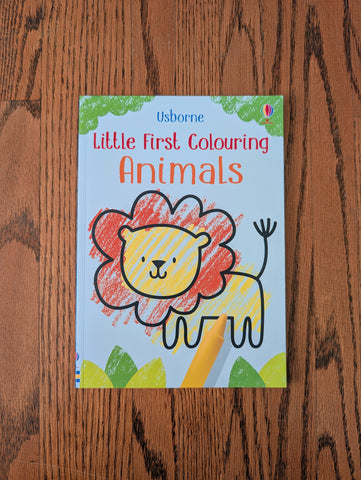 "Little First Colouring Animals" Usborne Book