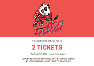 Niagara Ice Dogs - 2 tickets