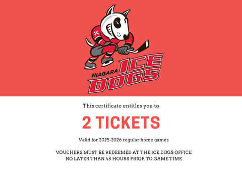 Niagara Ice Dogs - 2 tickets
