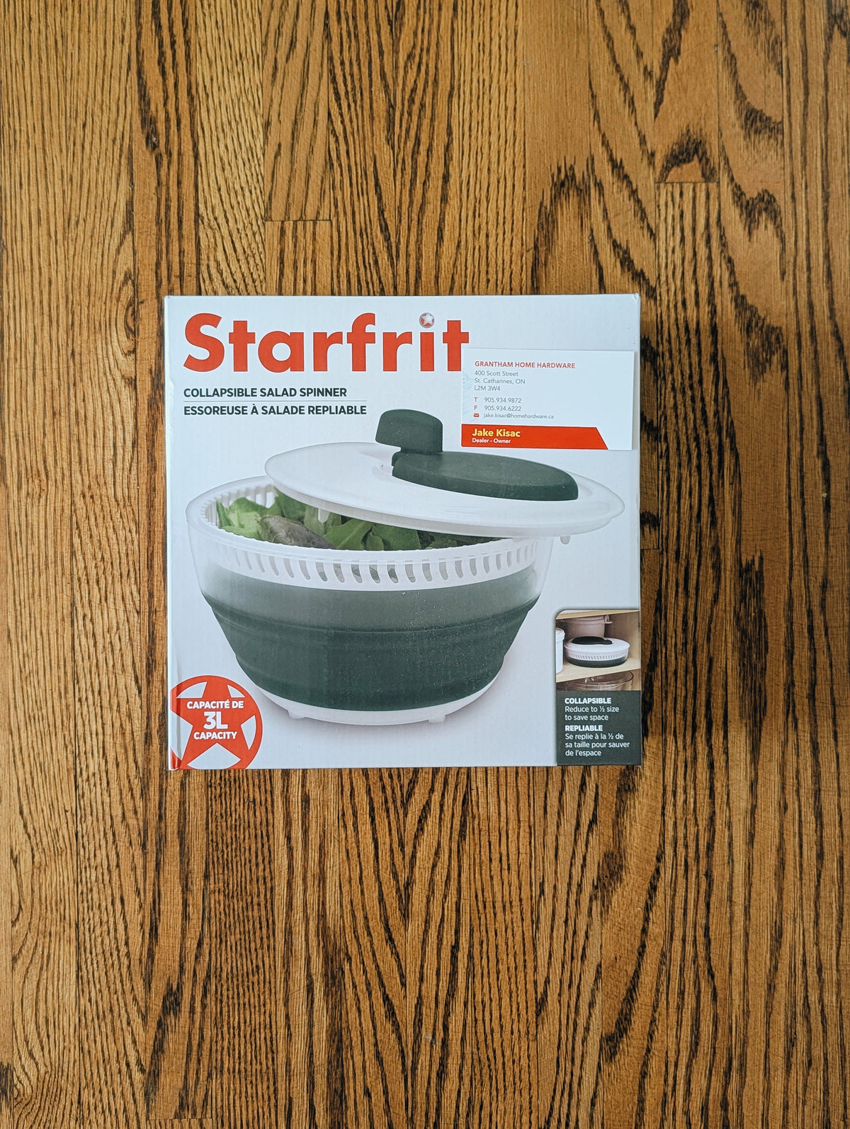 Starfrit Collapsible Salad Spinner