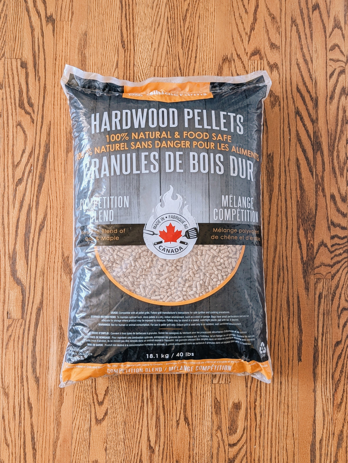 40lb Bag of Competition Blend Smoker Pellets