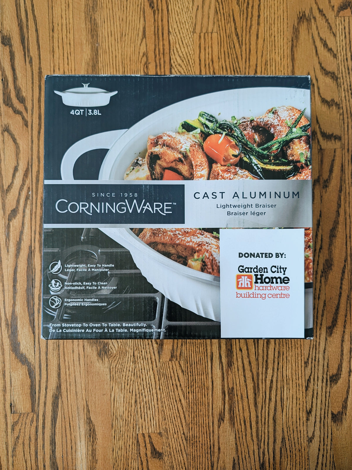 CorningWare Cast Aluminum Lightweight Braiser