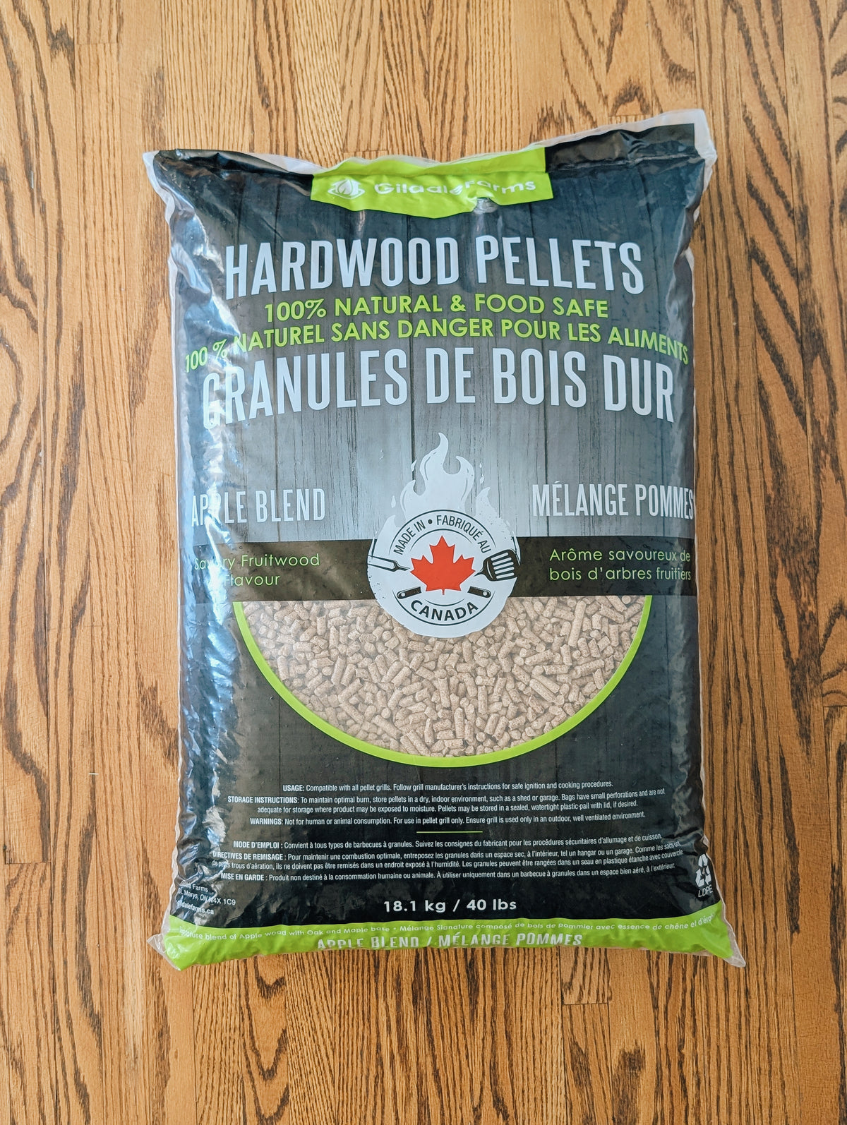 40lb Bag of Apple Smoker Pellets