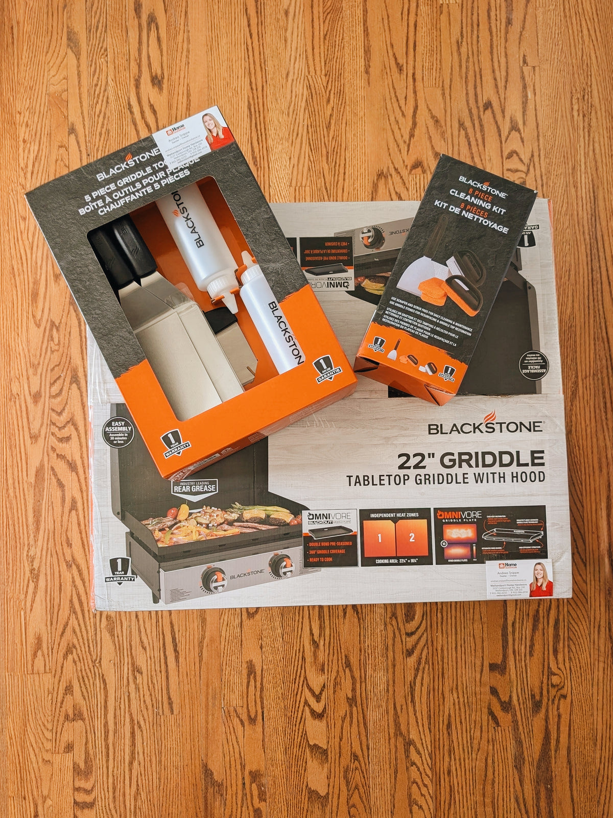 22" Blackstone Tabletop Griddle and Accessories Kit