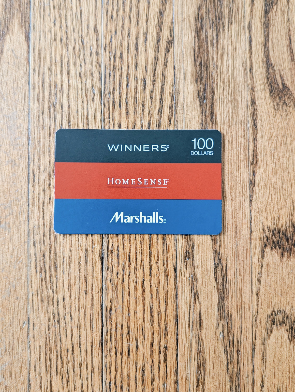 $100 Winner/HomeSense/Marshalls Gift Card