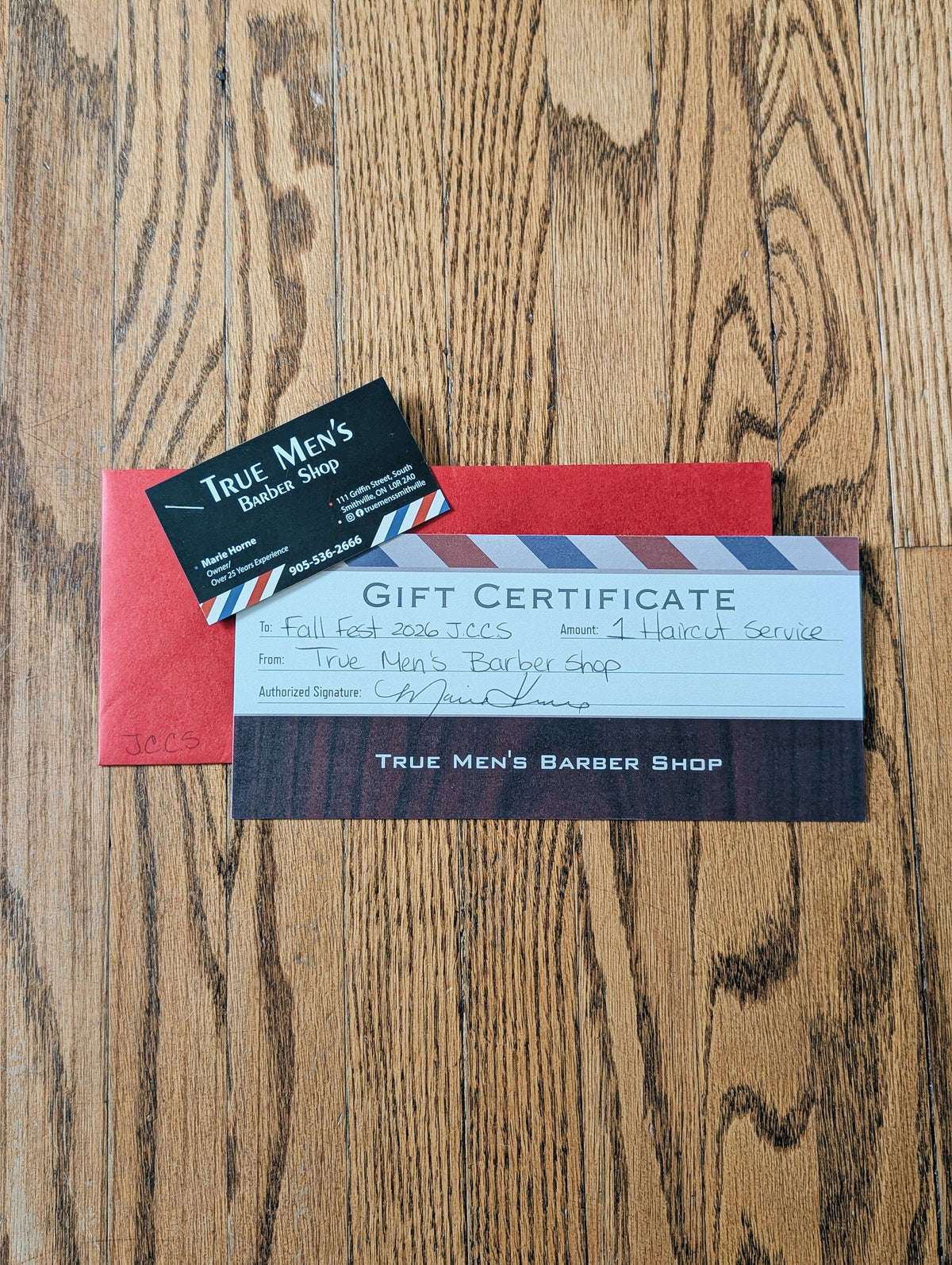 Haircut Gift Certificate (1)