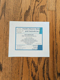 $150 Frank's Electric Gift Certificate