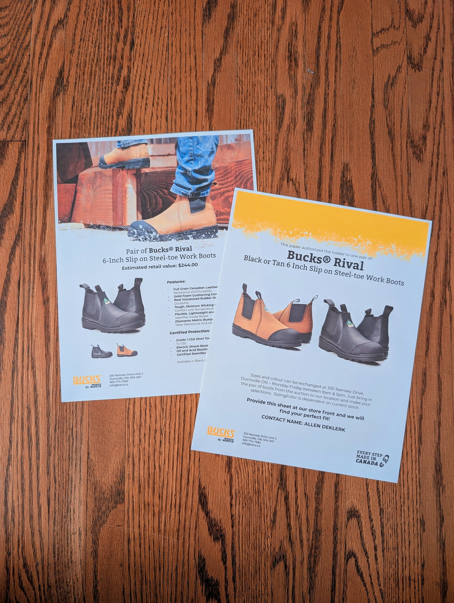 Pair of Work Boots