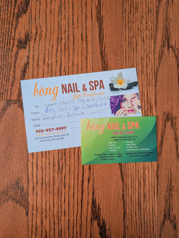 Pedicure Gift Certificate