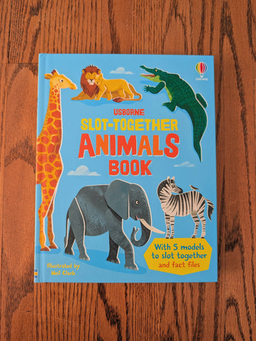 "Slot-Together Animals" Usborne Book
