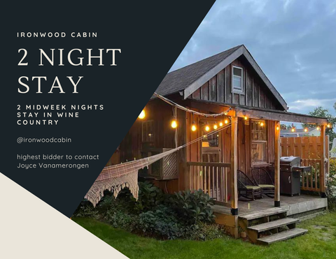 Two midweek nights stay at Ironwood Cabin