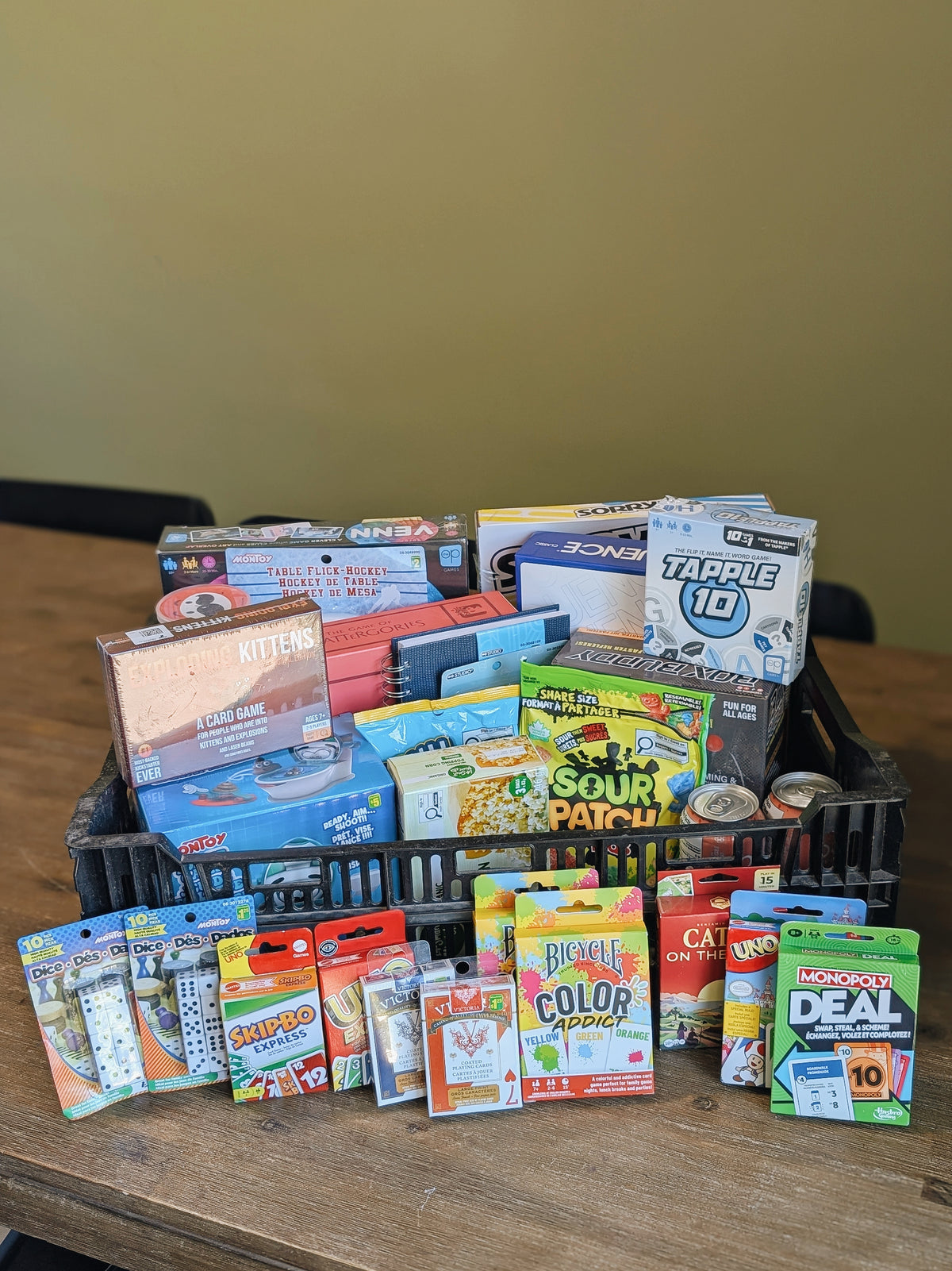 Game Night Basket